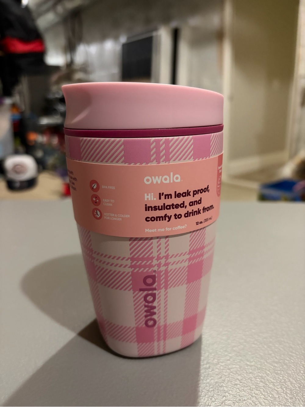 Owala 12oz SmoothSip Slider Coffee Mug NWT